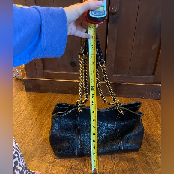 Dolce & Gabanna Leather Medium Shoulder Bag with Chain Straps - Picture 10 of 10